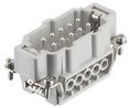 Heavy Duty Connector Insert, Plug, 10B, Screw Terminal, Positions - 10